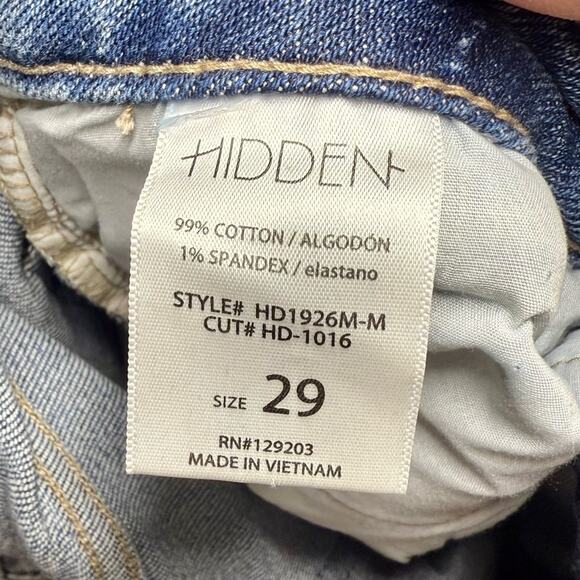 Hidden Distressed Blue Jeans size 29 - Picture 6 of 10